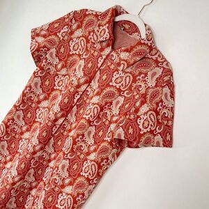 VINTAGE 70's Roaman's Young Fashion Zip Front Dress sz Med #AM